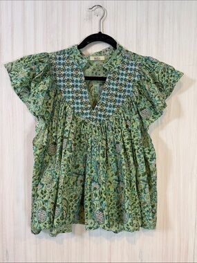 MAHILA EMBRODERED FLORAL TOP